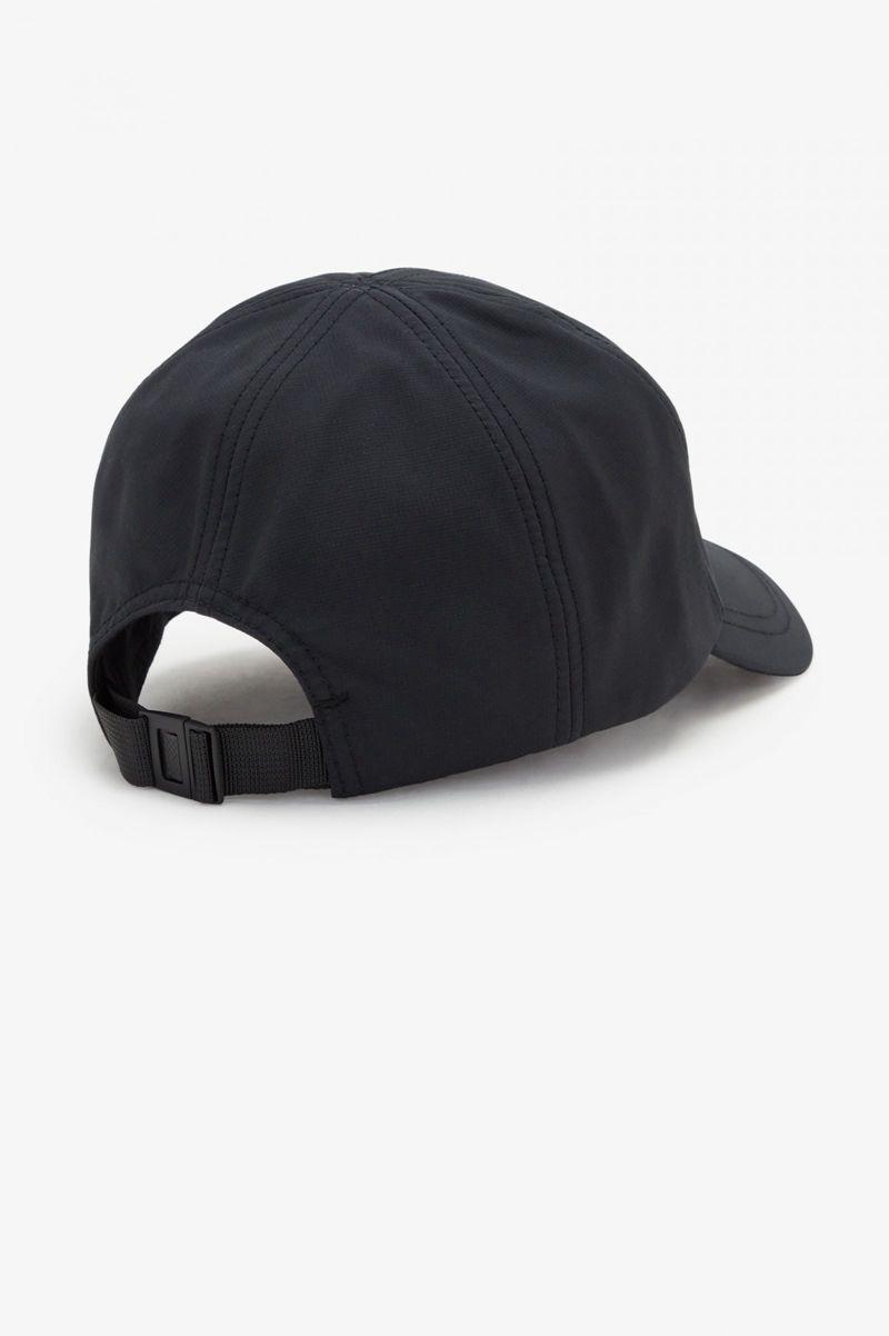 Black Fred Perry Laurel Wreath Ripstop Men's Hats | PH 1077TCEV